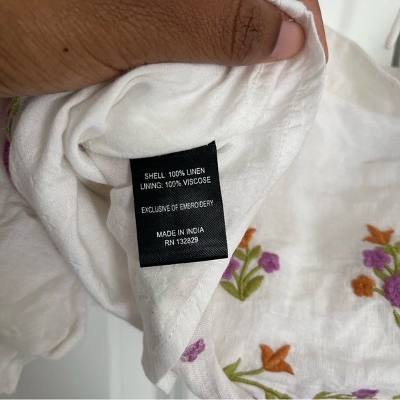 MAJORELLE Wesley Crop Top in Ivory Daydream - Picture 10 of 12